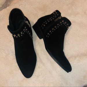 Black studded Booties